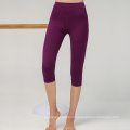 Пользовательский логотип новый стиль спортивный спортзал укороченные брюки женская йога брюки для фитнеса